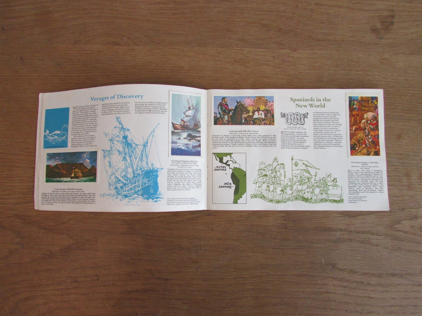 1970s Brooke Bond Picture Cards: History of Adventurers & Explorers, complete