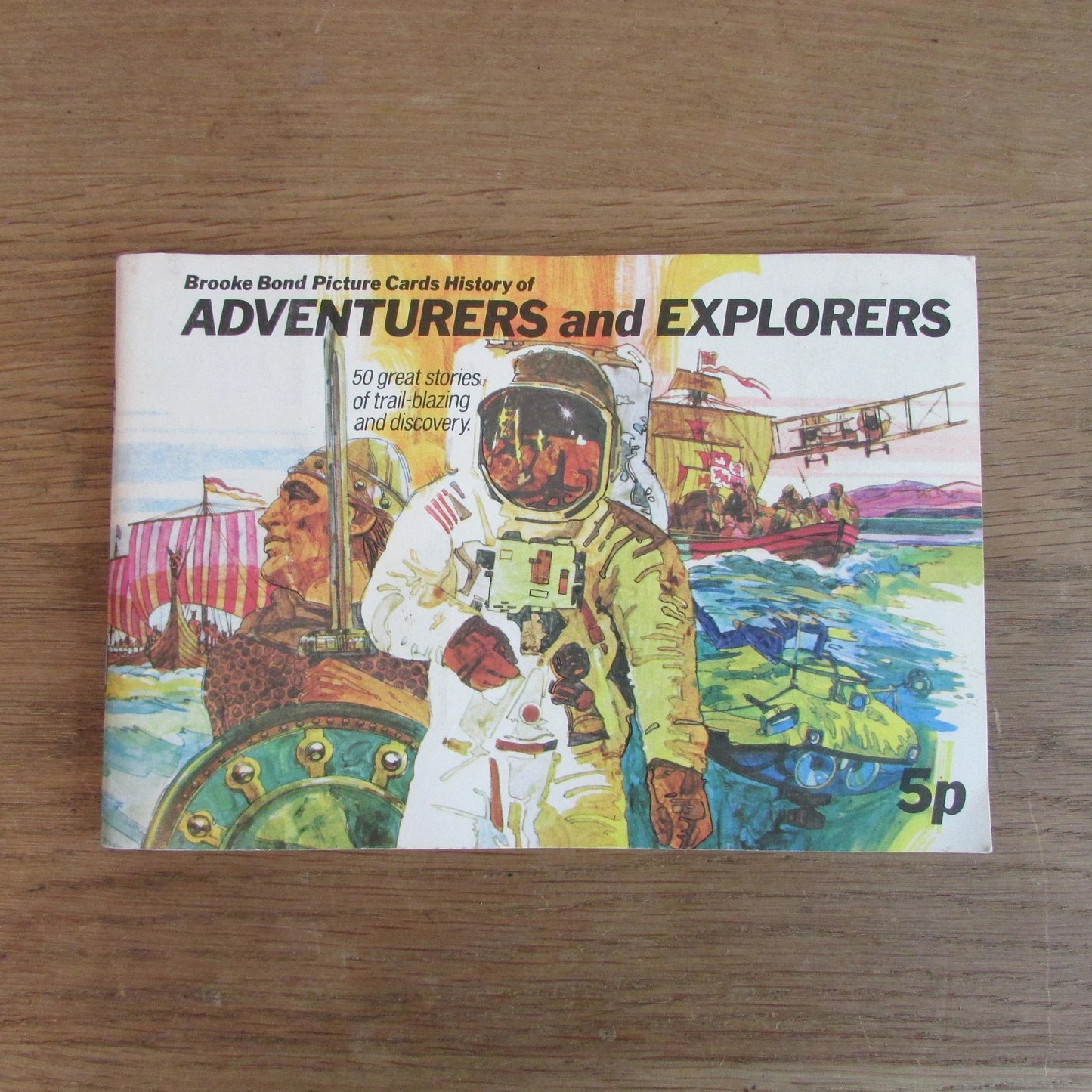 1970s Brooke Bond Picture Cards: History of Adventurers & Explorers, complete