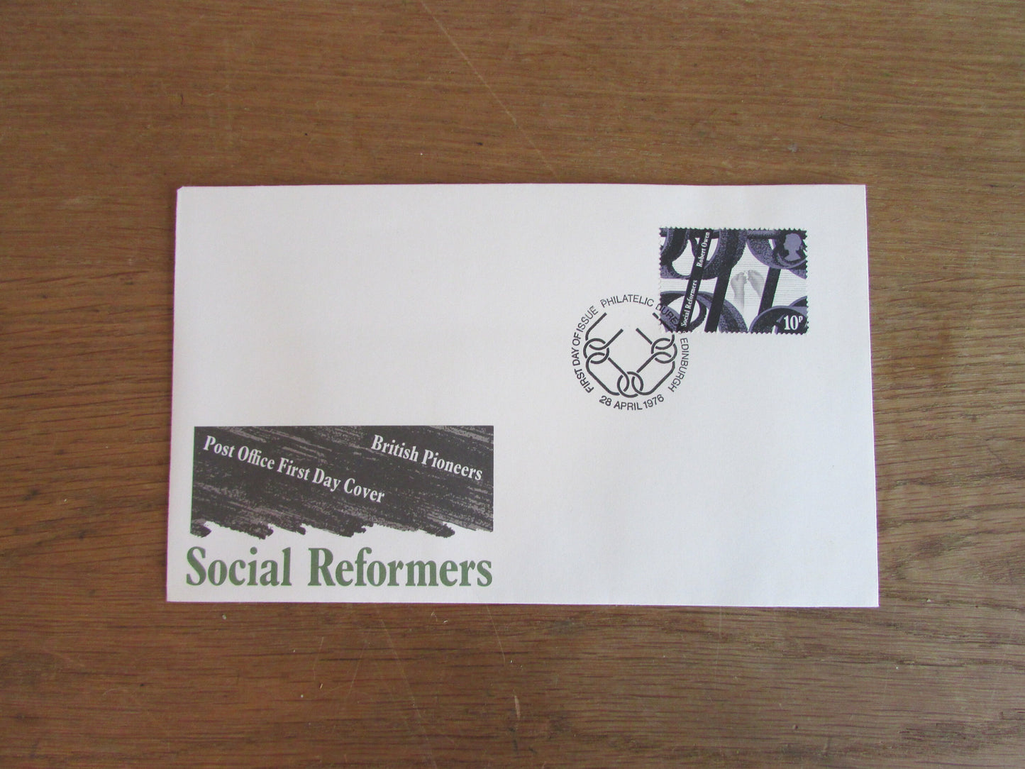 Set of four 1976 Post Office First Day Covers: Social Reformers