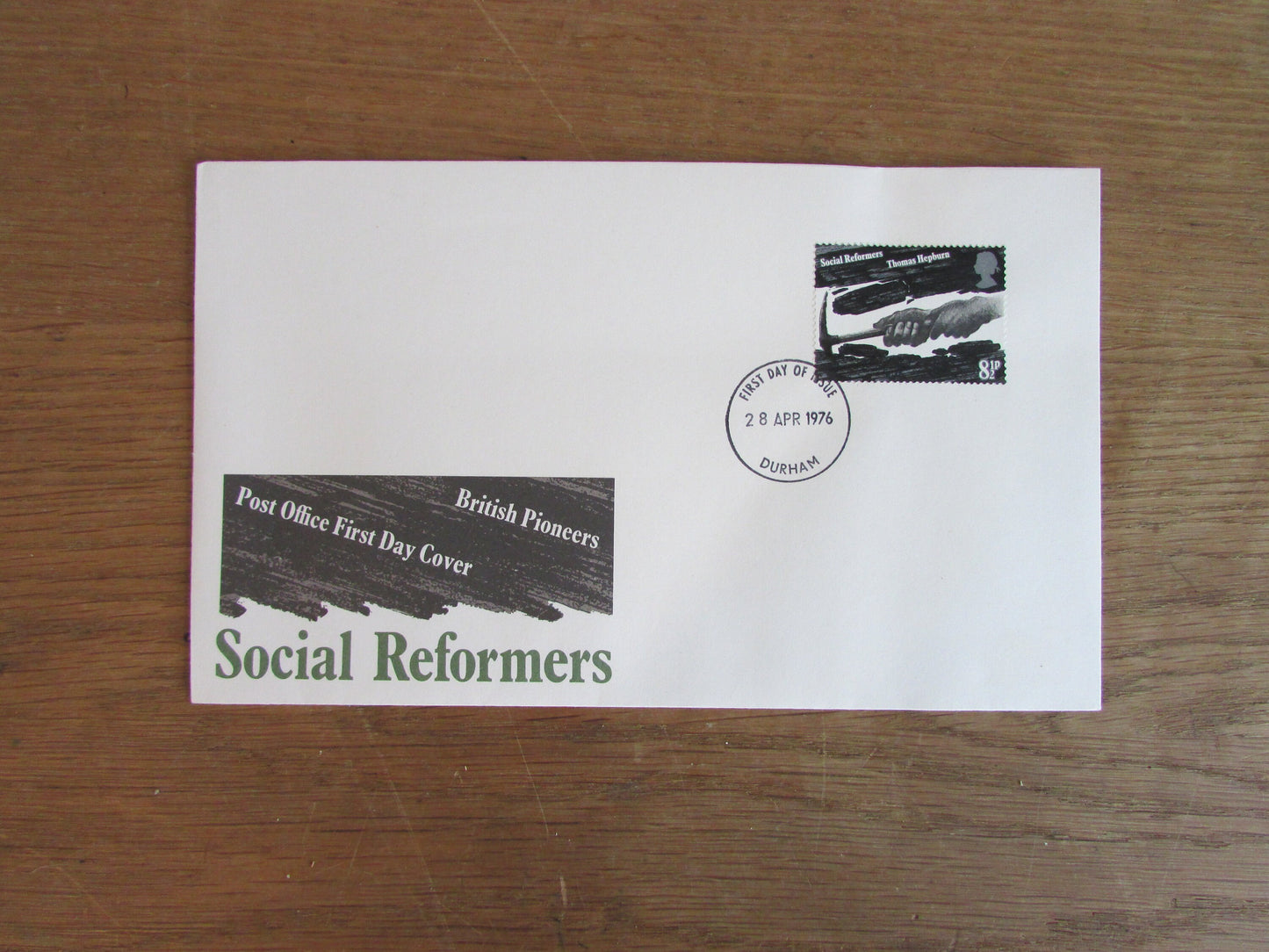 Set of four 1976 Post Office First Day Covers: Social Reformers