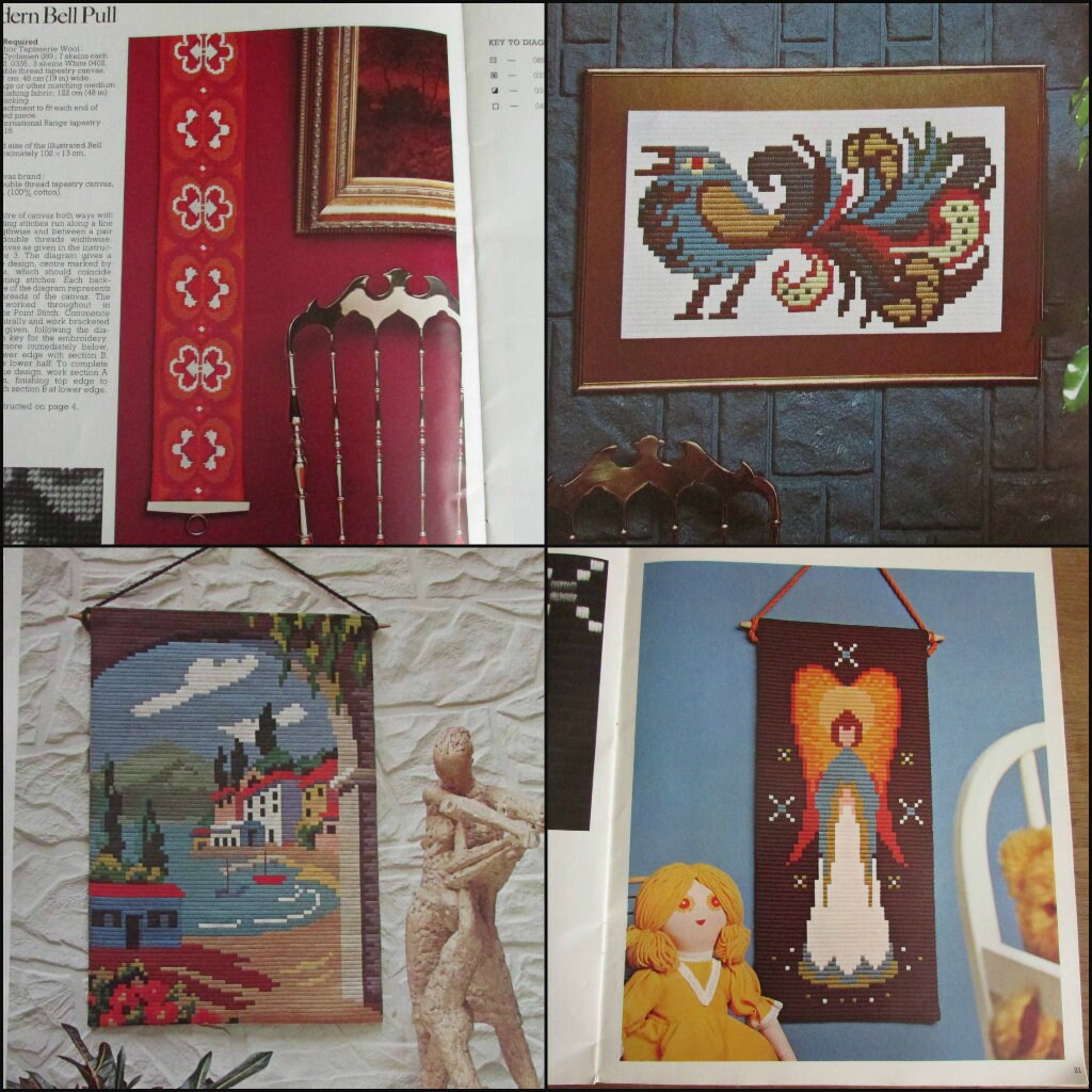 Wall Decor in Embroidery: Full Instructions for Ten Beautiful Designs (Softback, 1976)