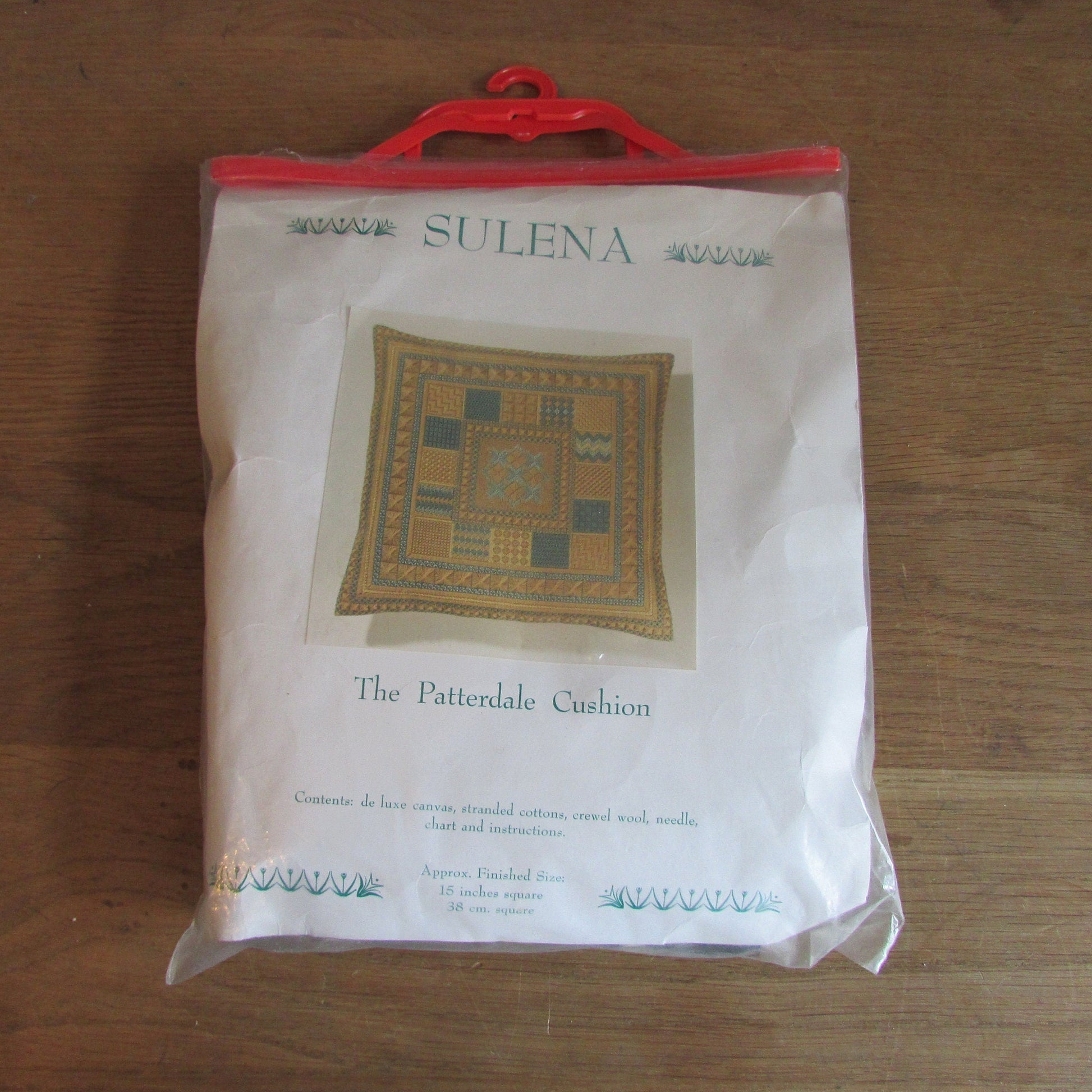 1988 Sulena The Patterdale Cushion tapestry kit (wool & chart only)