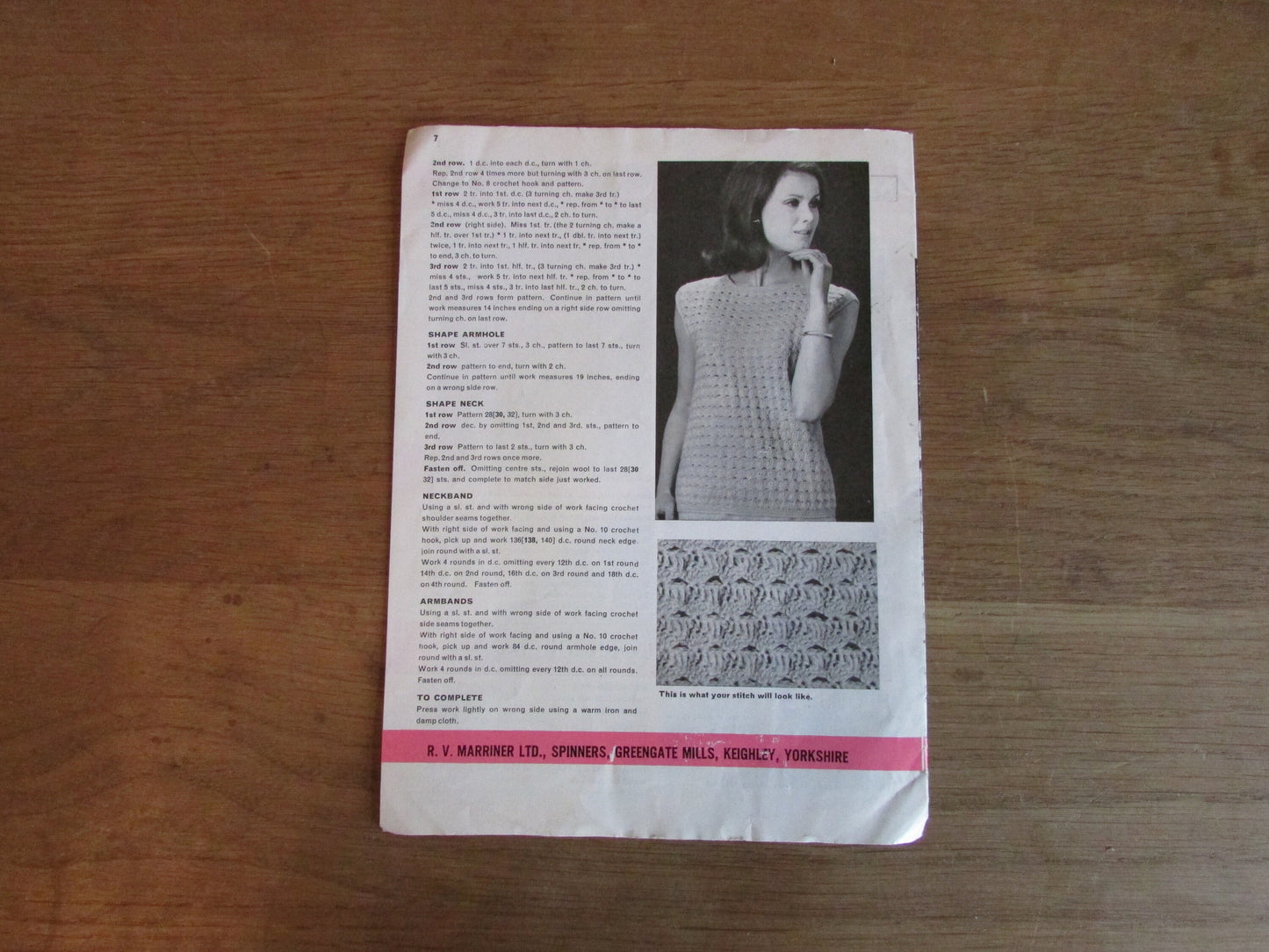Vintage Marriner C1: How to Crochet plus 4 simple patterns