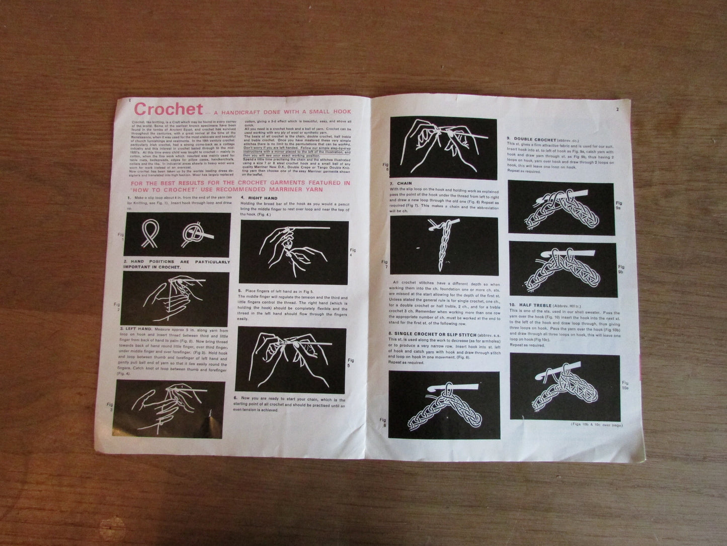 Vintage Marriner C1: How to Crochet plus 4 simple patterns