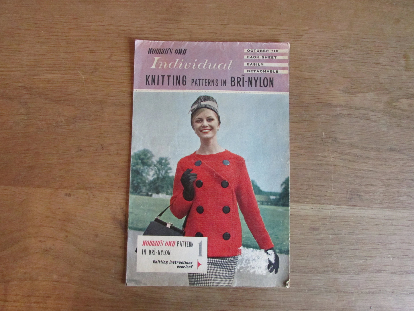 1960s Woman's Own Individual Knitting Patterns booklet