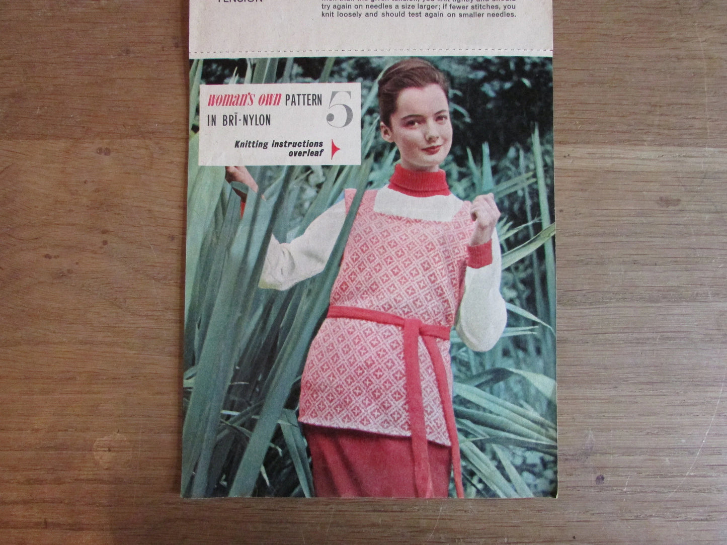 1960s Woman's Own Individual Knitting Patterns booklet