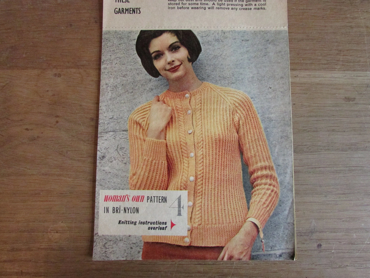 1960s Woman's Own Individual Knitting Patterns booklet