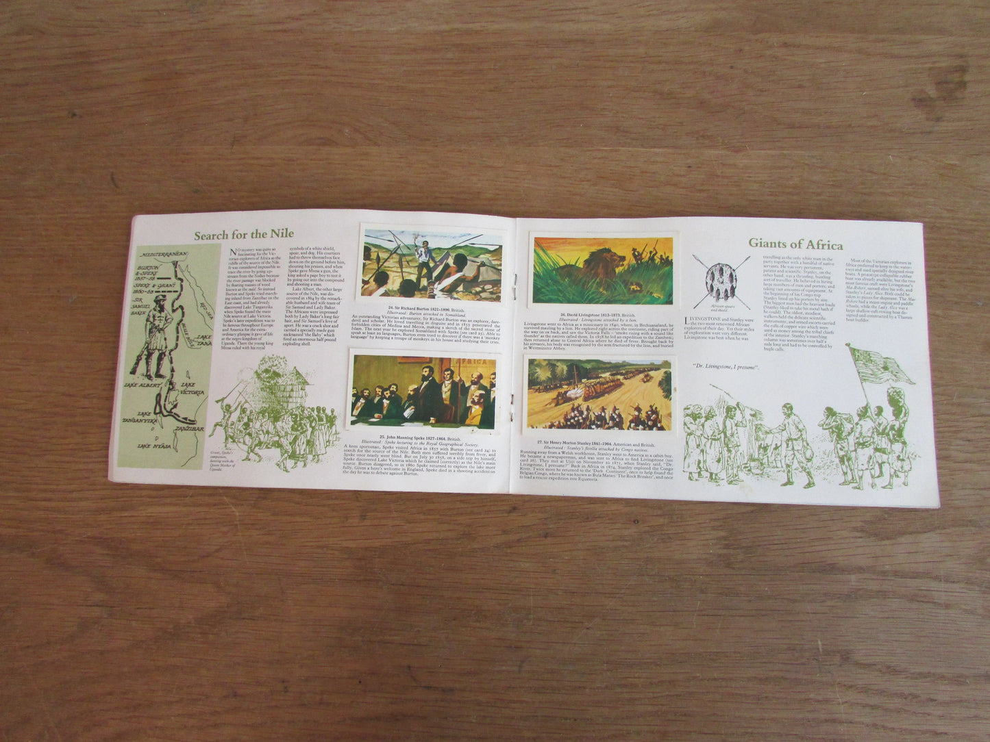 1970s Brooke Bond Picture Cards: History of Adventurers & Explorers, complete