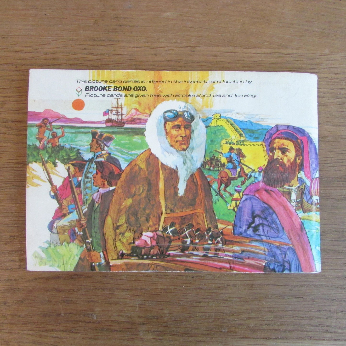1970s Brooke Bond Picture Cards: History of Adventurers & Explorers, complete
