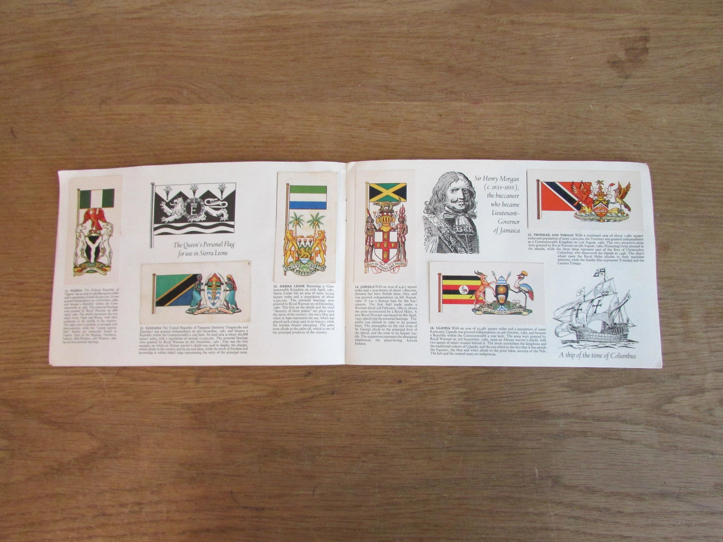 1967 Brooke Bond Picture Cards: Flags & Emblems of the World, complete