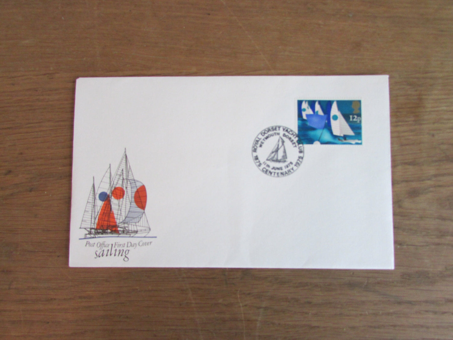 Set of four 1975 Post Office First Day Covers: Sailing