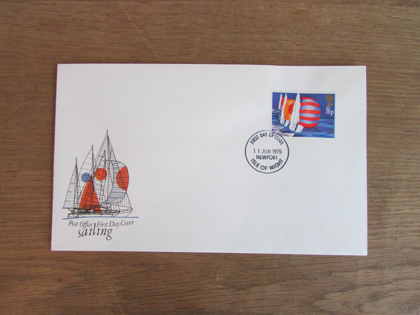 Set of four 1975 Post Office First Day Covers: Sailing