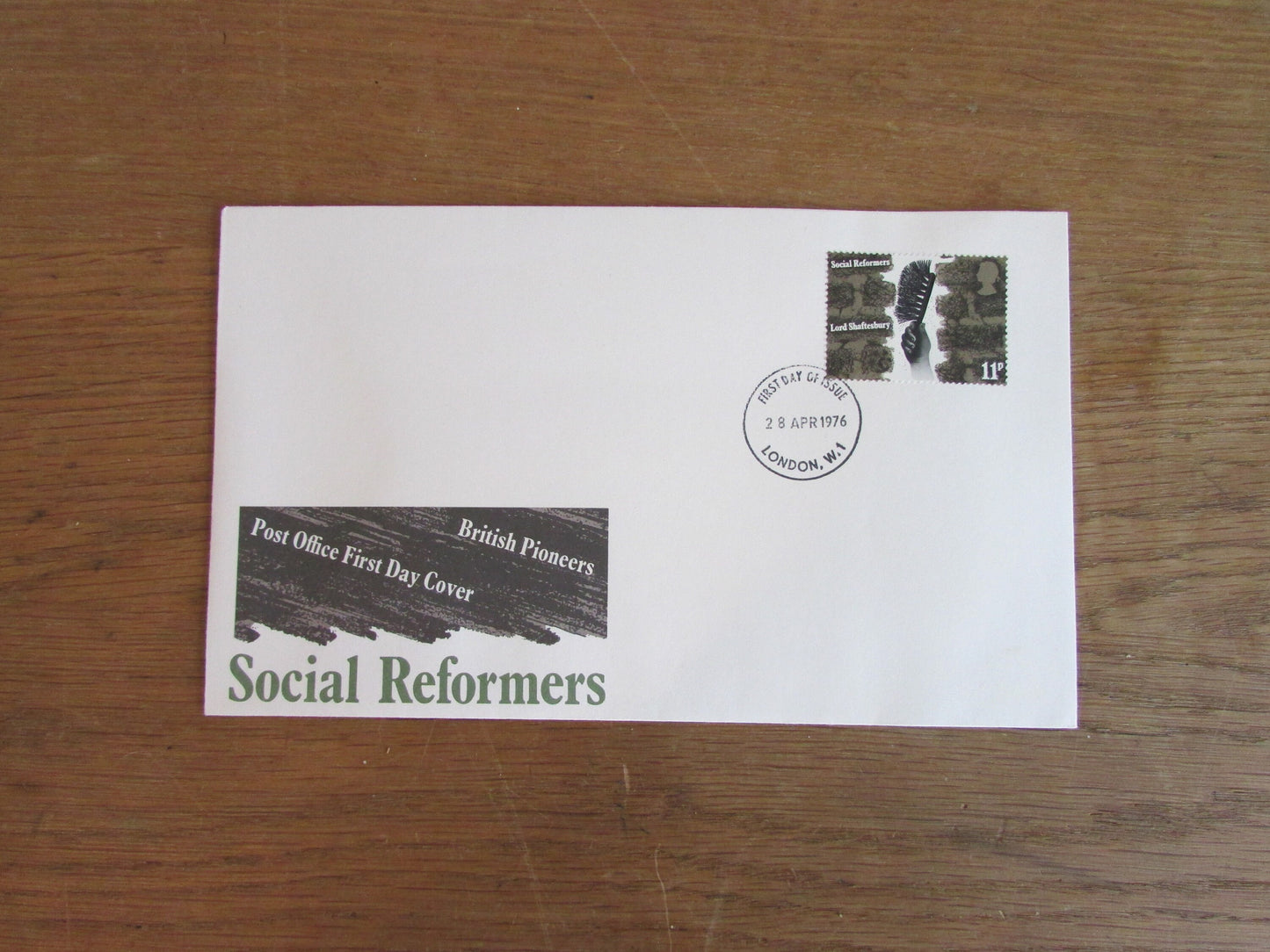 Set of four 1976 Post Office First Day Covers: Social Reformers