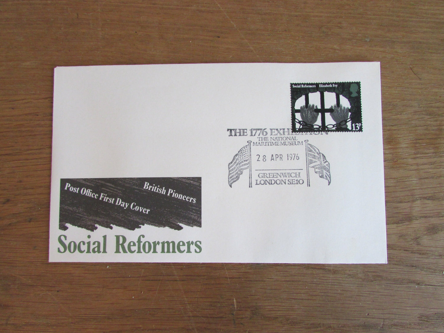 Set of four 1976 Post Office First Day Covers: Social Reformers