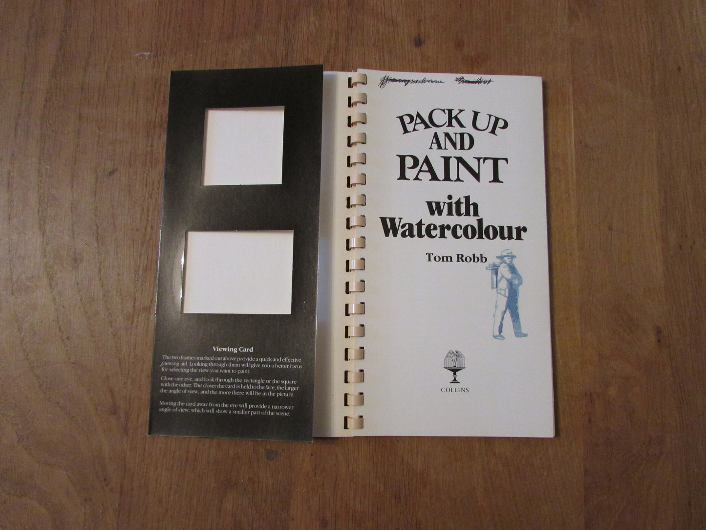 Pack Up and Paint with Watercolour, by Tom Robb (Softback, 1986)