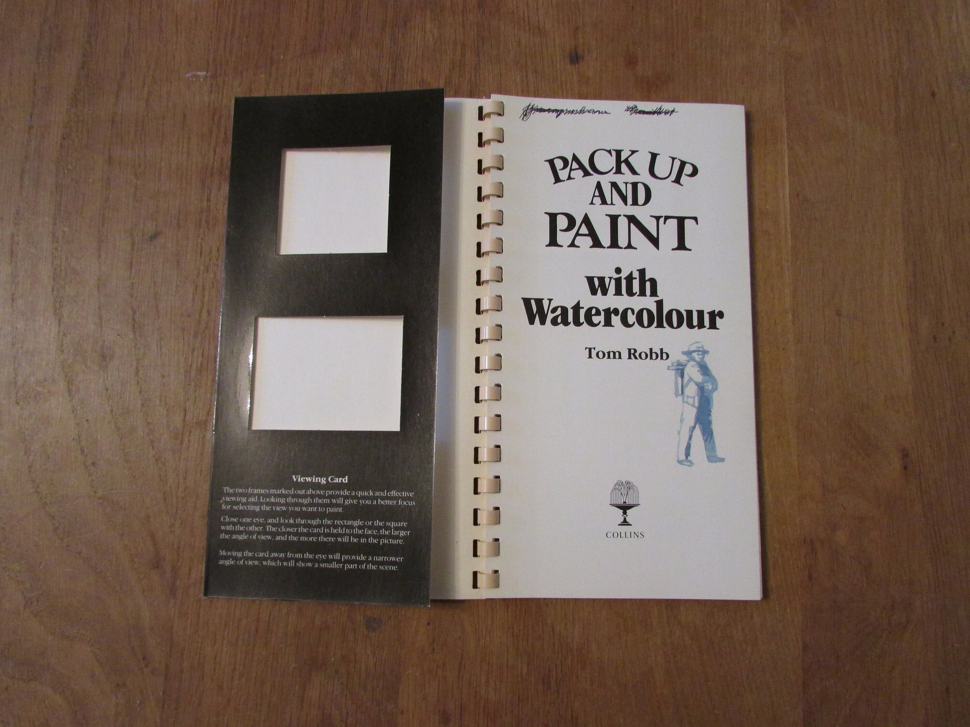 Pack Up and Paint with Watercolour, by Tom Robb (Softback, 1986)