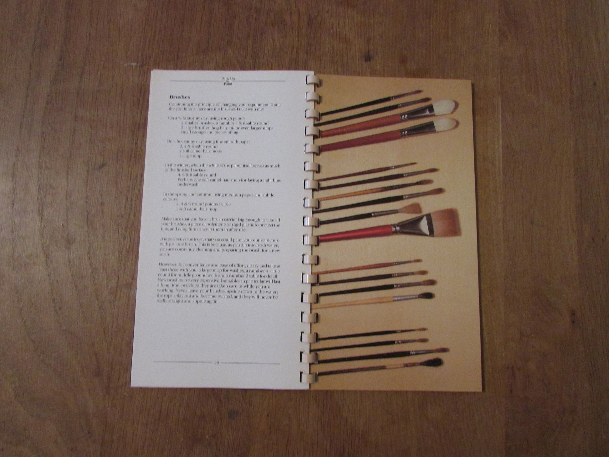 Pack Up and Paint with Watercolour, by Tom Robb (Softback, 1986)