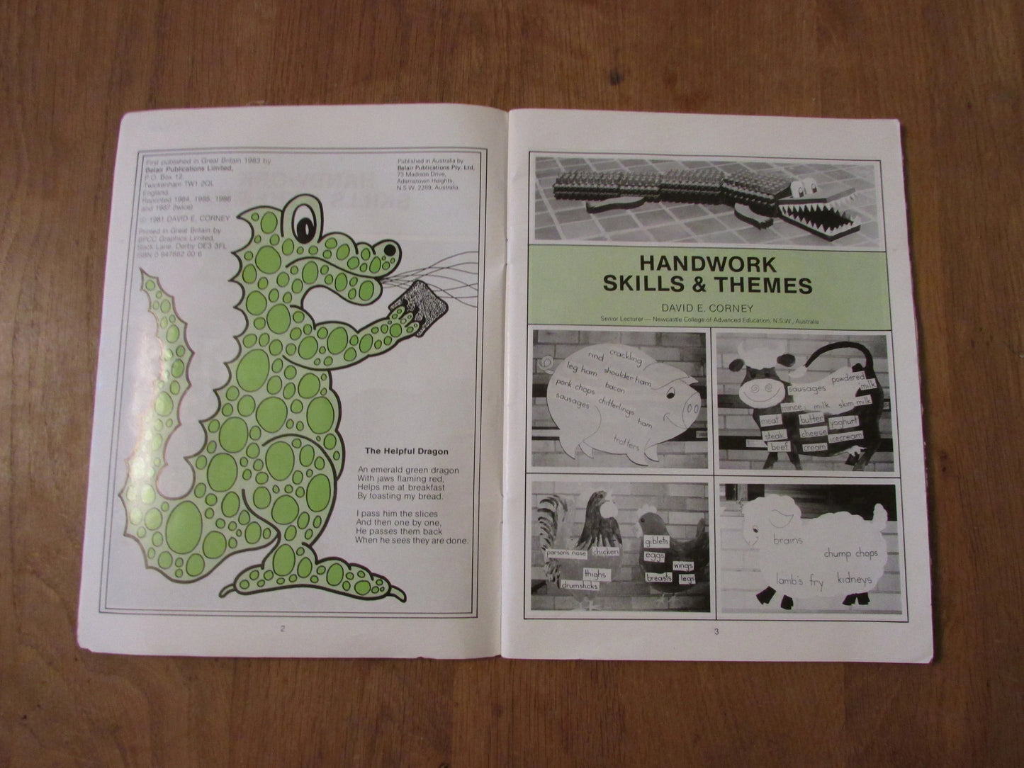 Handwork Skills & Themes, by David E. Corney (Softback, 1987)
