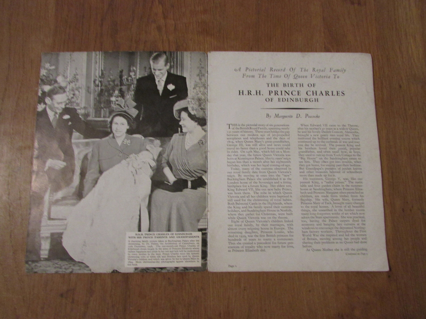 1940s Pitkin H.R.H Prince Charles of Edinburgh: A Royal Family Album...