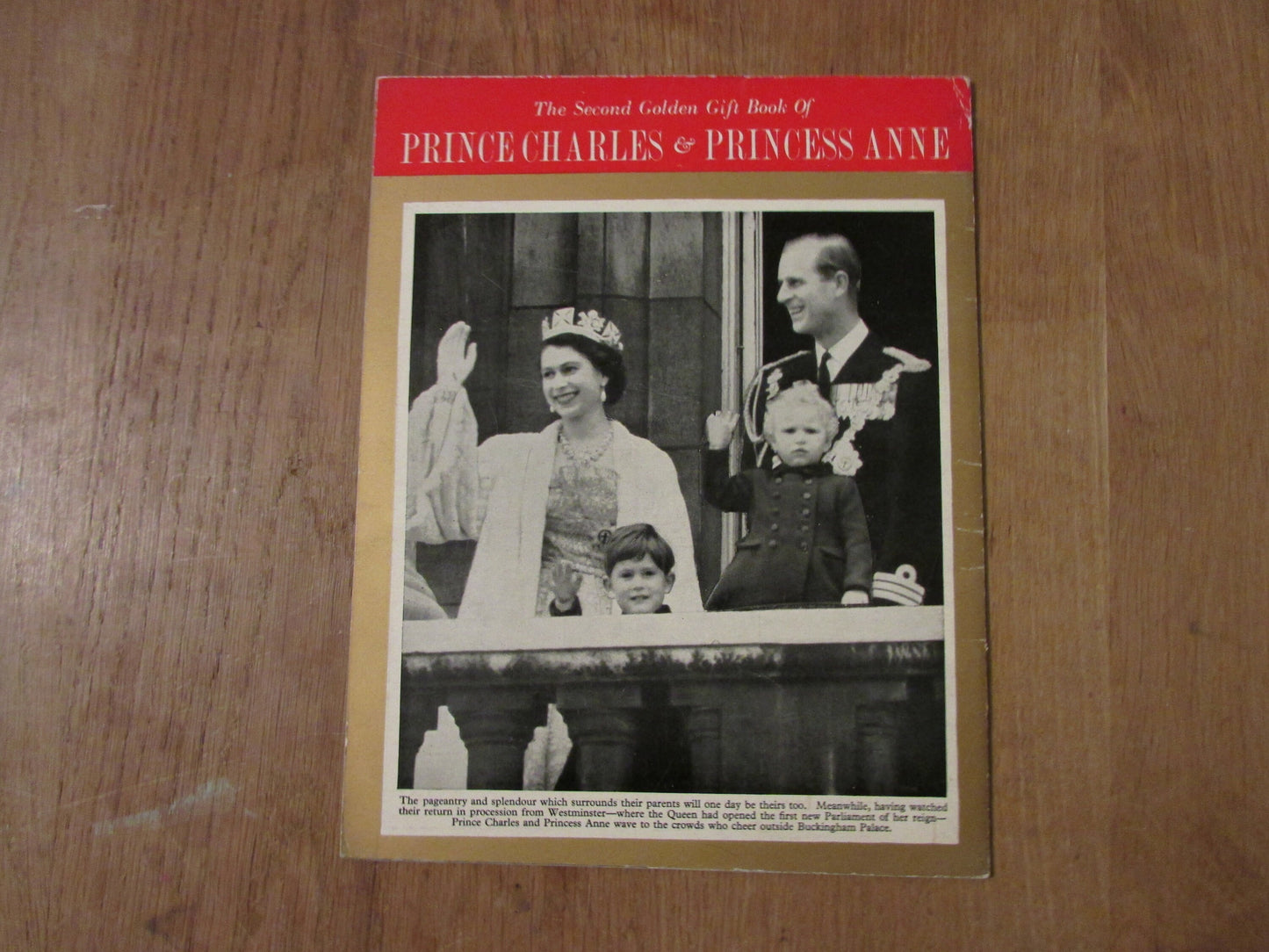 1953 Pitkin The Second Golden Gift Book of Prince Charles & Princess Anne