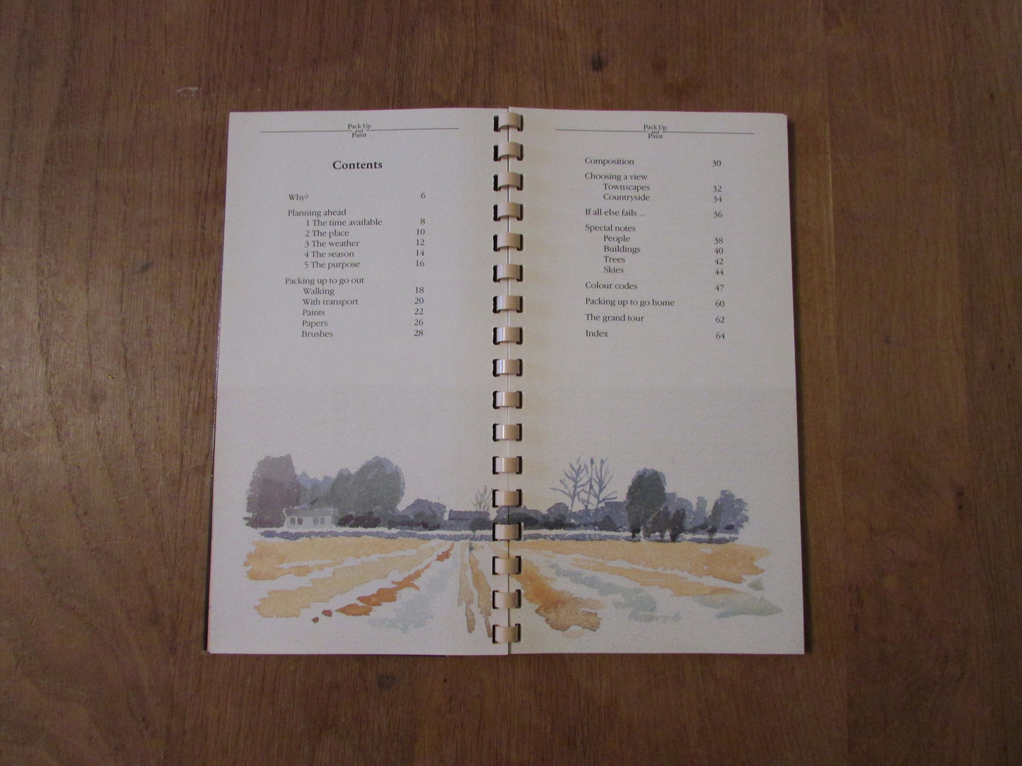 Pack Up and Paint with Watercolour, by Tom Robb (Softback, 1986)