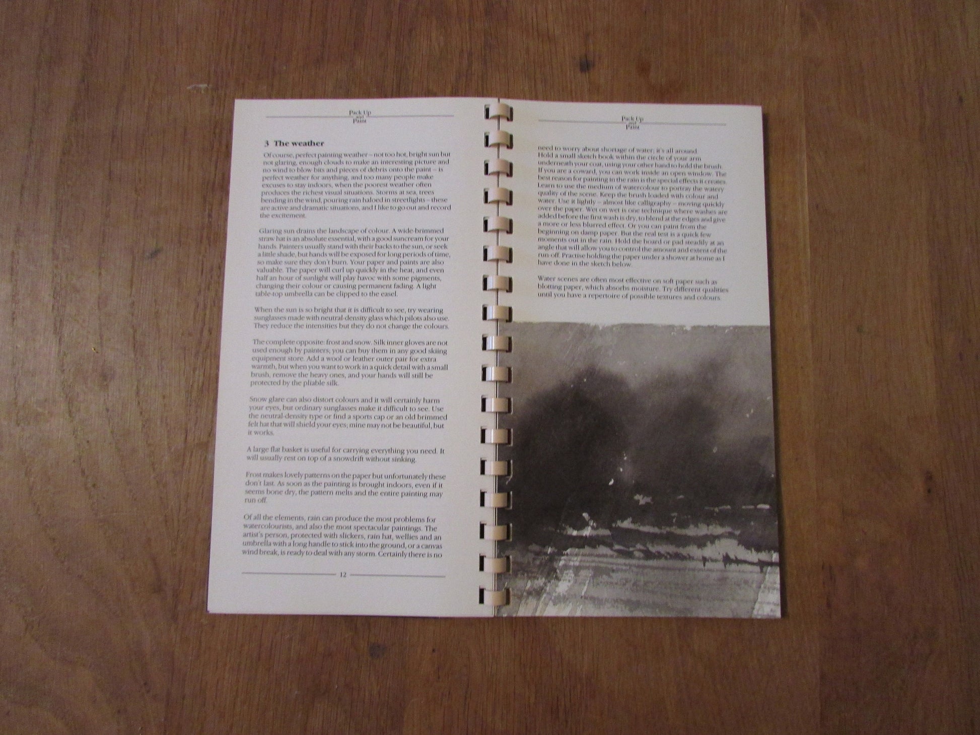Pack Up and Paint with Watercolour, by Tom Robb (Softback, 1986)