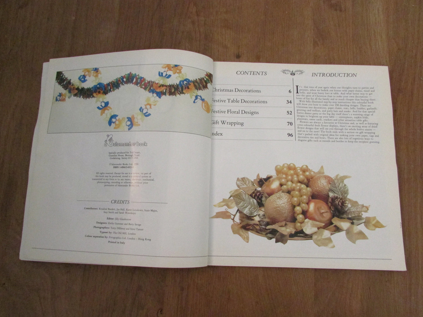The Creative Christmas Book, by Jilly Glassborrow (Softback, 1988)