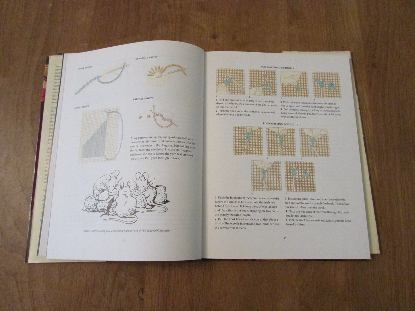 The Beatrix Potter Needlepoint Book, by Pat Menchini (Hardback, 1990)