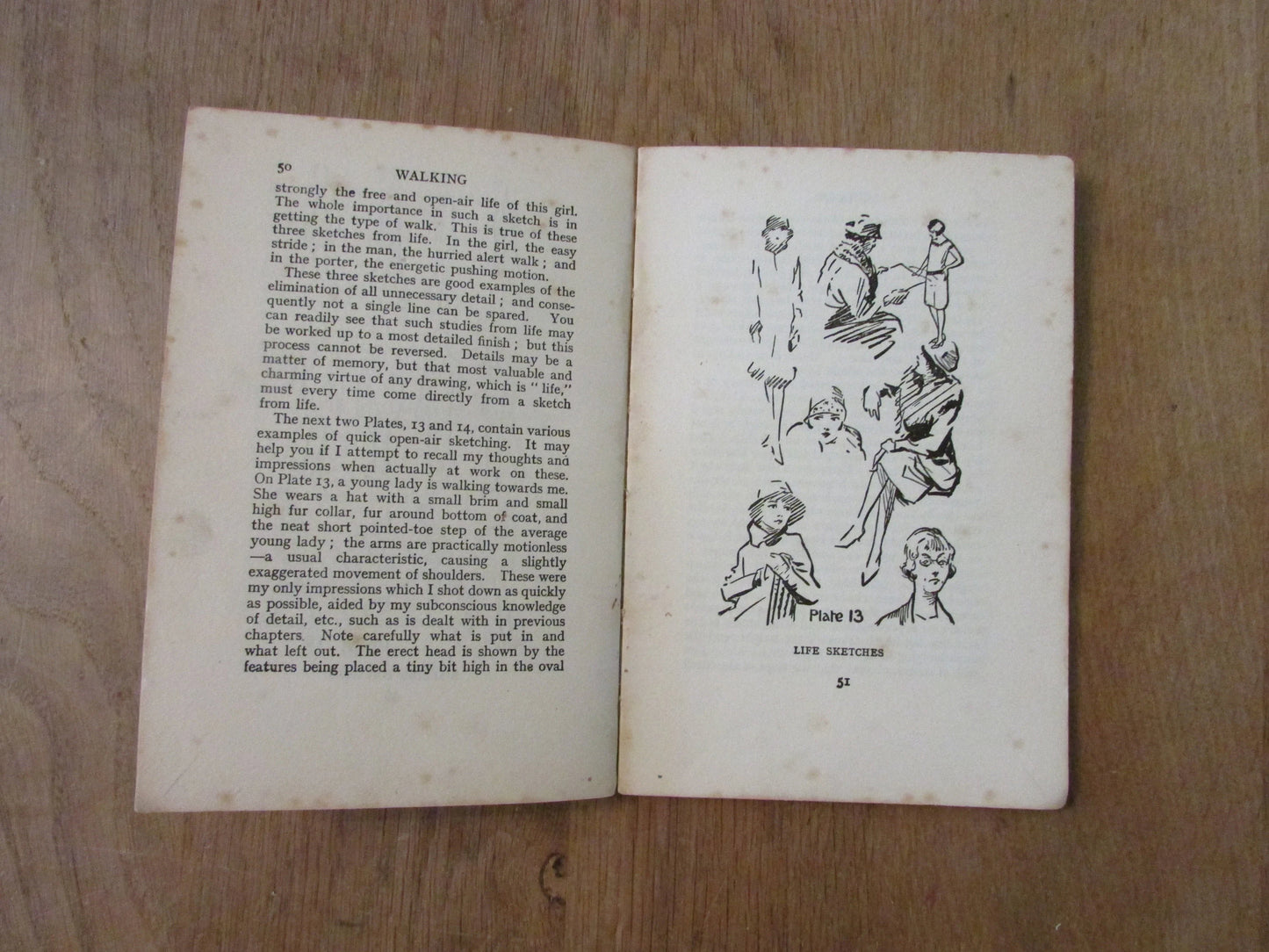 Warne's Arts & Crafts Series: How to Sketch From Life, by Len A. Doust (Softback, 1930s)