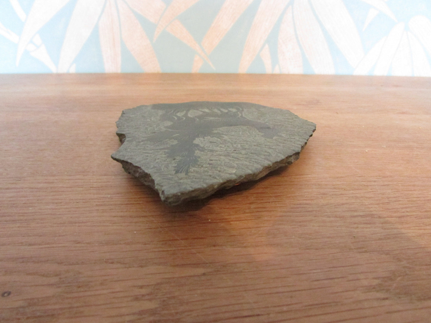 circa. 1970s slate wall plaque of doe and fawn