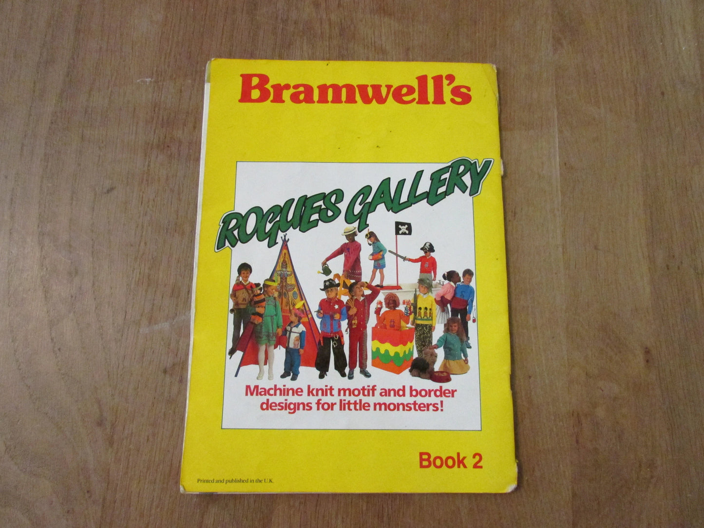 1987 Bramwell's Rogues Gallery Knit Book 2 machine pattern booklet