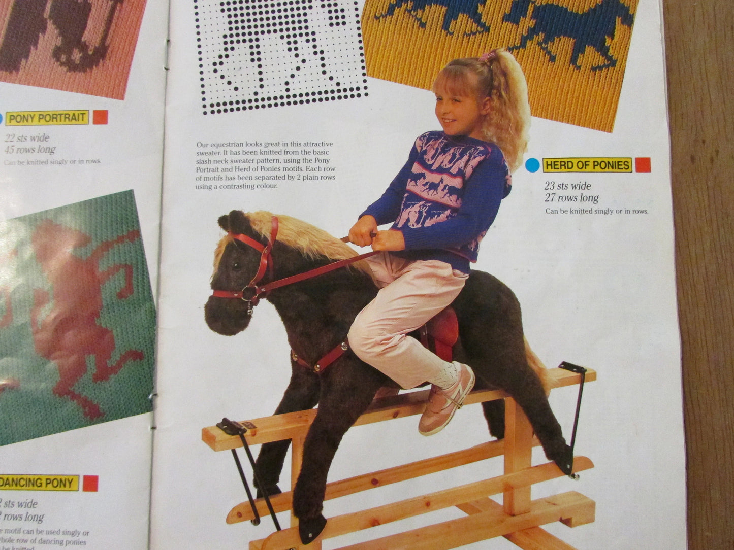 1987 Bramwell's Rogues Gallery Knit Book 2 machine pattern booklet