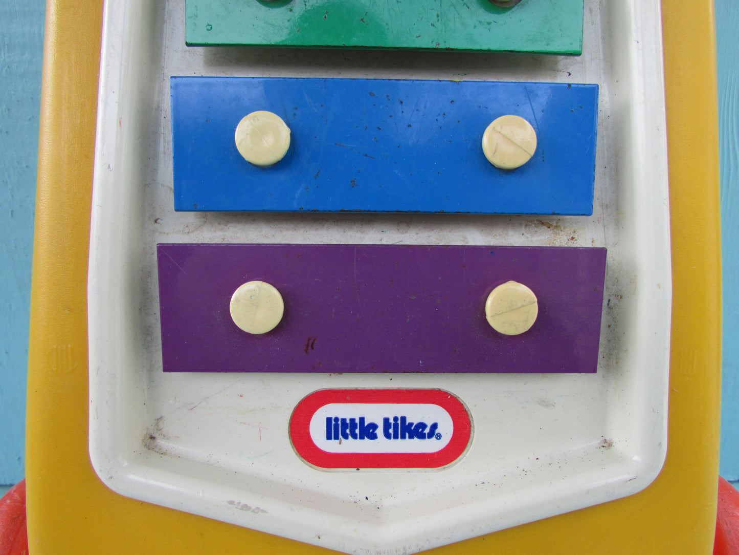 circa. 1980s Little Tikes Tap-a-Tune rolling musical xylophone toy