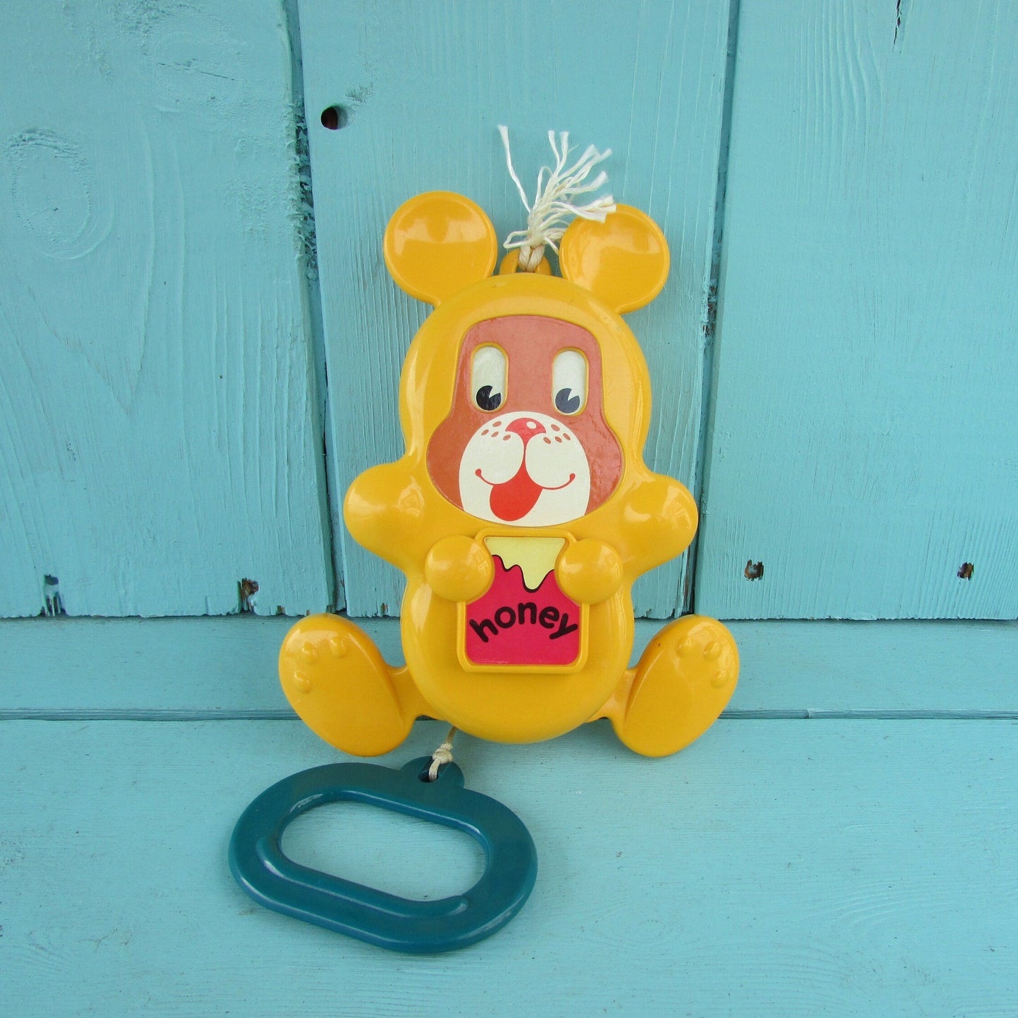 1988 Early Learning Centre Honey Bear musical cot toy