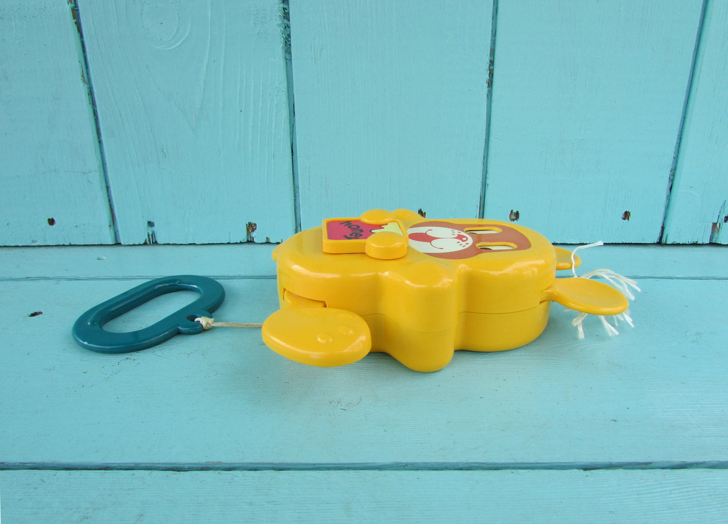 1988 Early Learning Centre Honey Bear musical cot toy