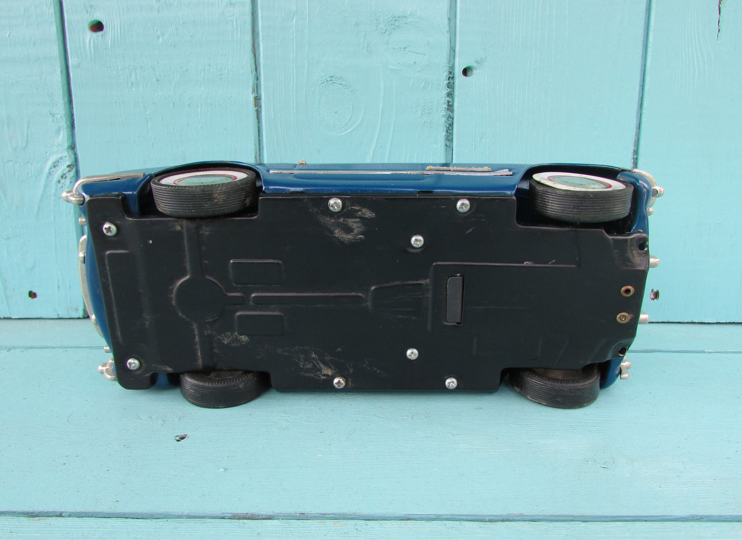 1980s 50's Fifties Co. blue tinplate model friction 1953 hardtop Corvette