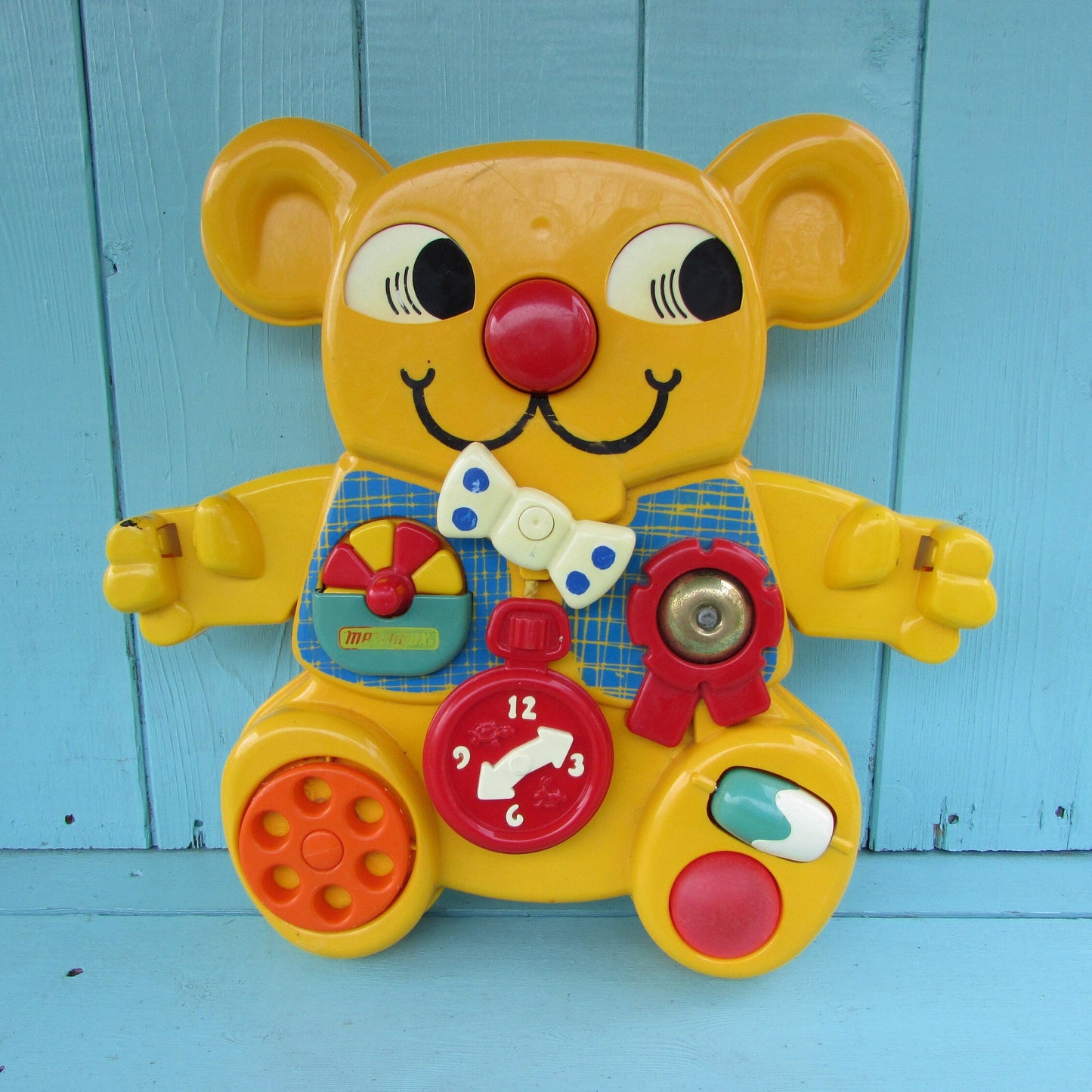 1982 Matchbox large teddy No-LL-4000 cot activity toy