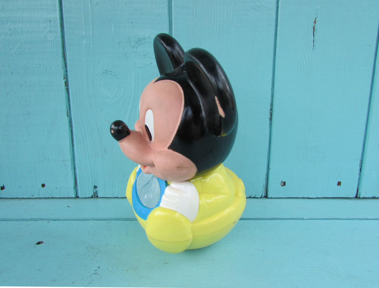 1980s baby Mickey Mouse Weeble Wobble toy
