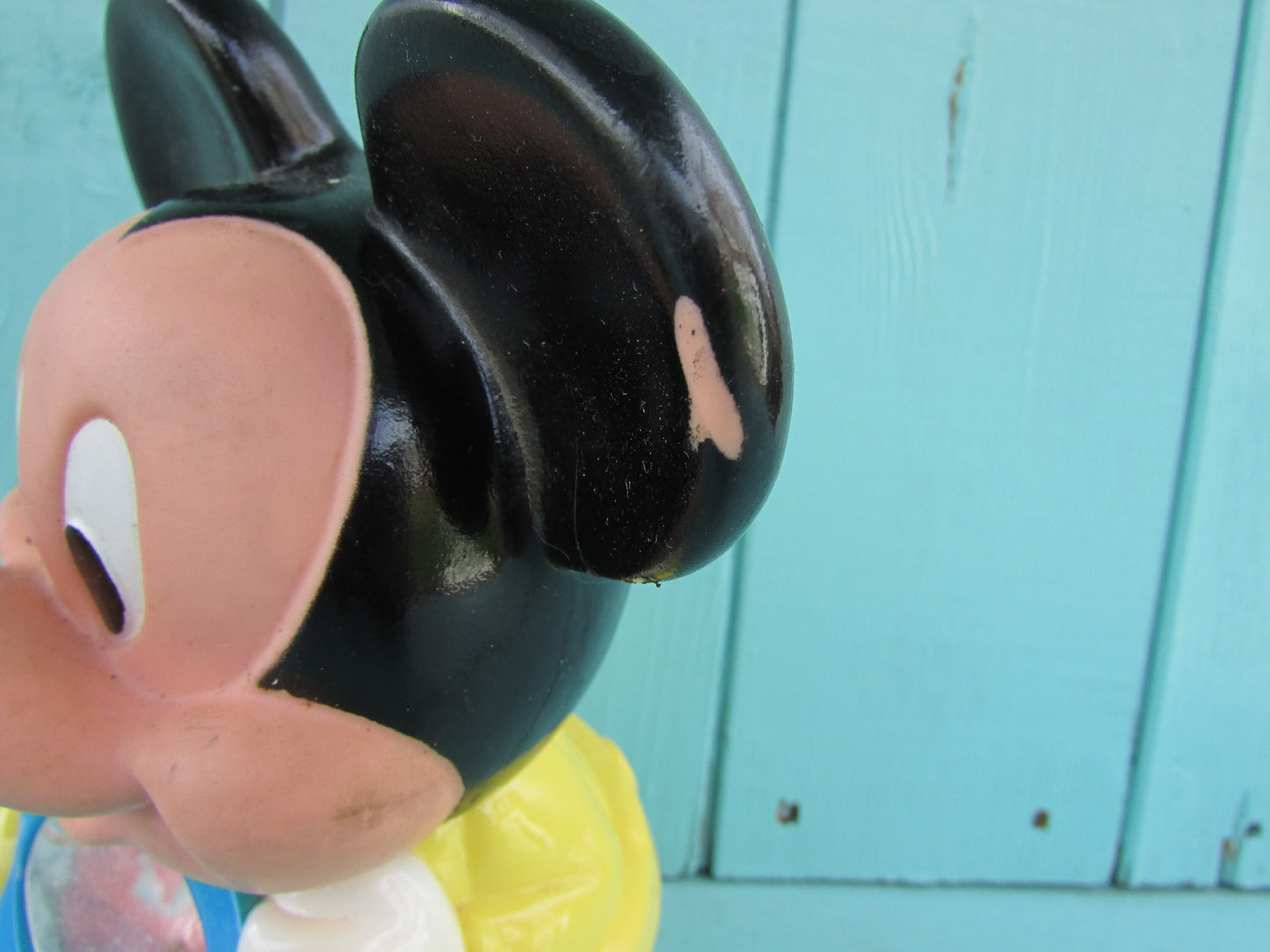 1980s baby Mickey Mouse Weeble Wobble toy