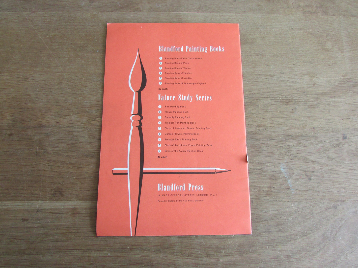 The Painting Book of London, illustrated by Jan Korthals (Softback, 1960s)