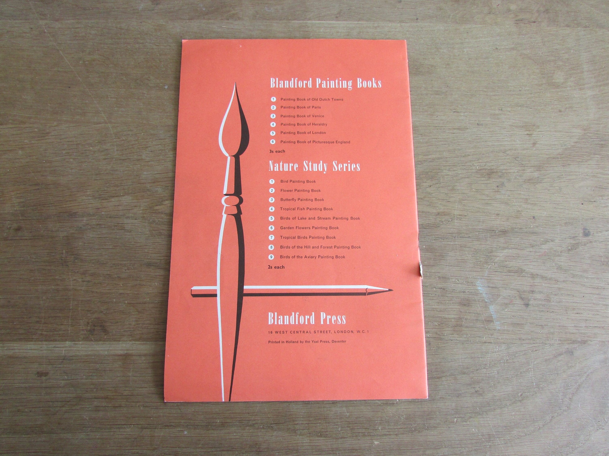 The Painting Book of London, illustrated by Jan Korthals (Softback, 1960s)