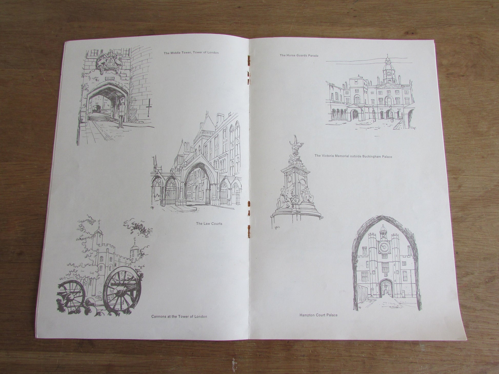 The Painting Book of London, illustrated by Jan Korthals (Softback, 1960s)