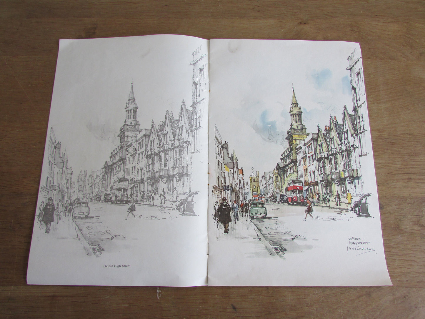 Vintage The Painting Book of Picturesque England, illustrated by Jan Korthals (Softback)
