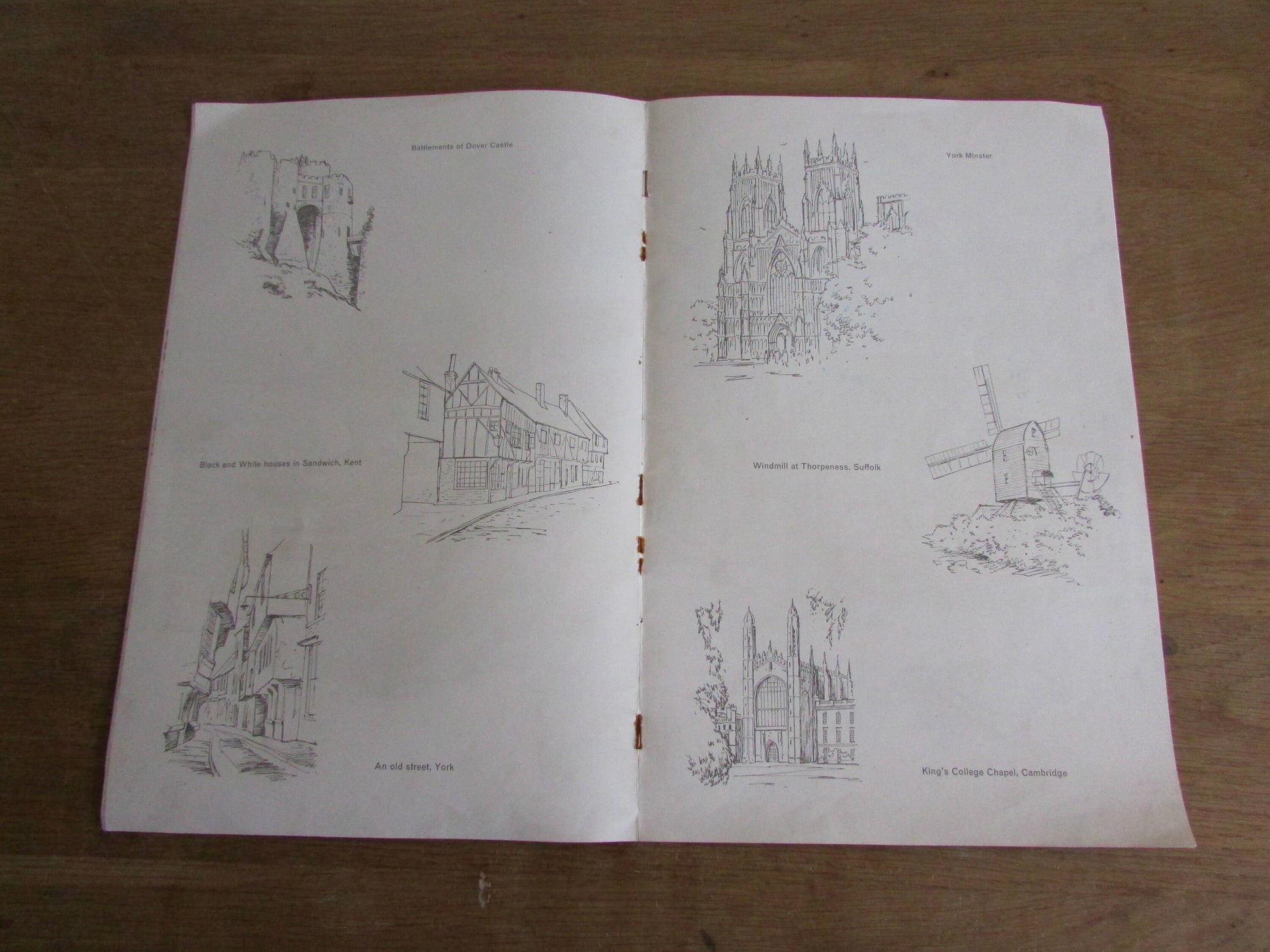 Vintage The Painting Book of Picturesque England, illustrated by Jan Korthals (Softback)