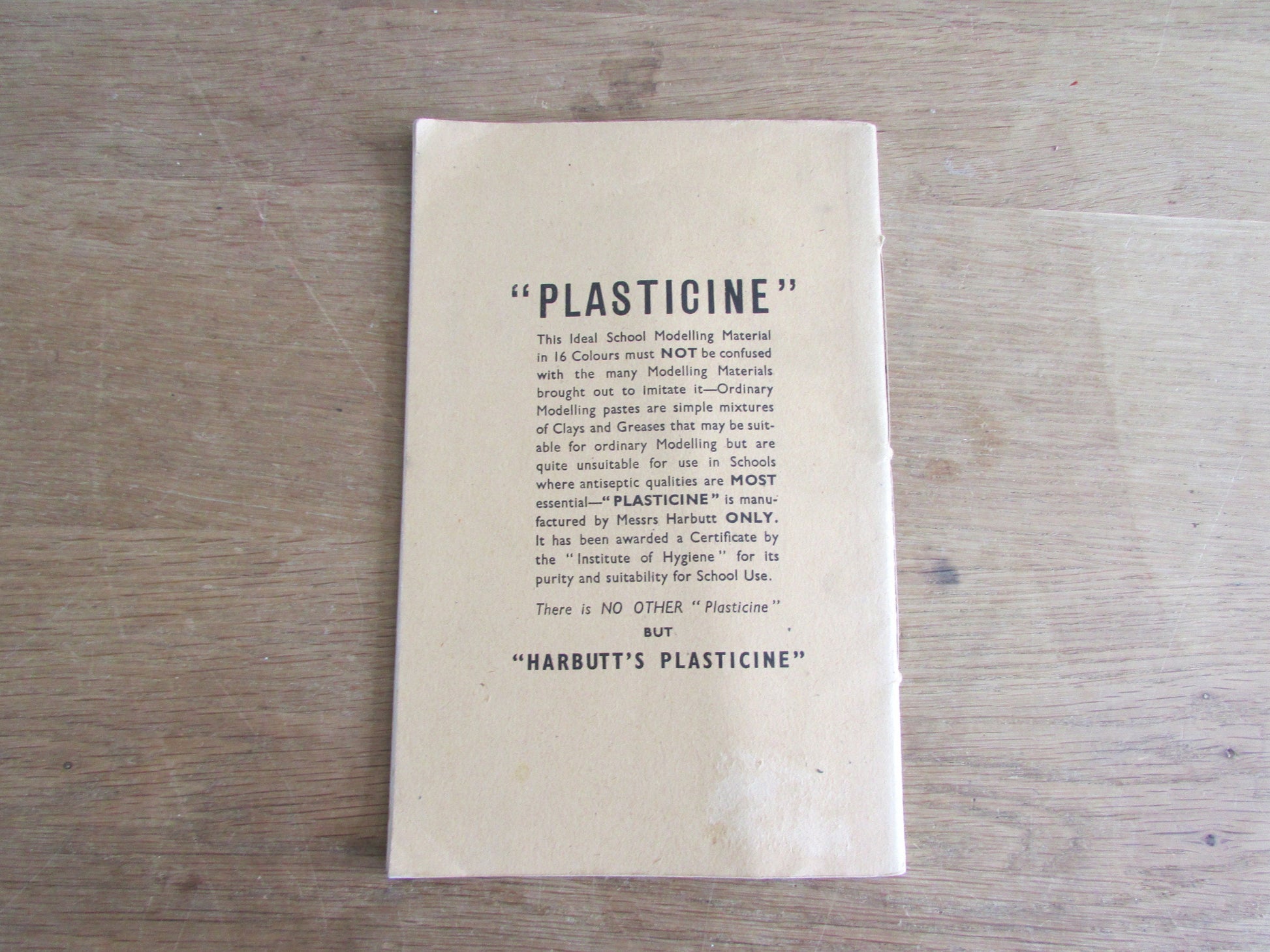 Harbutt's "Plastic" Series: First Steps in Modelling, by Winifred M. Colliss (Softback, 1940s)