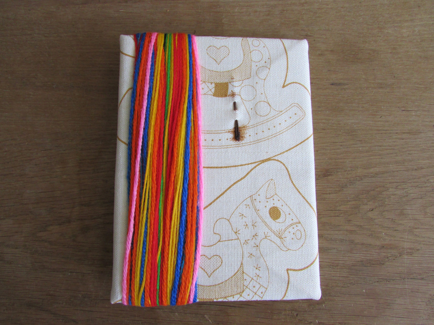 1978 Jiffy Stitchery "Patchwork Rocking Horse" kit, designed by Charlene Gerrish