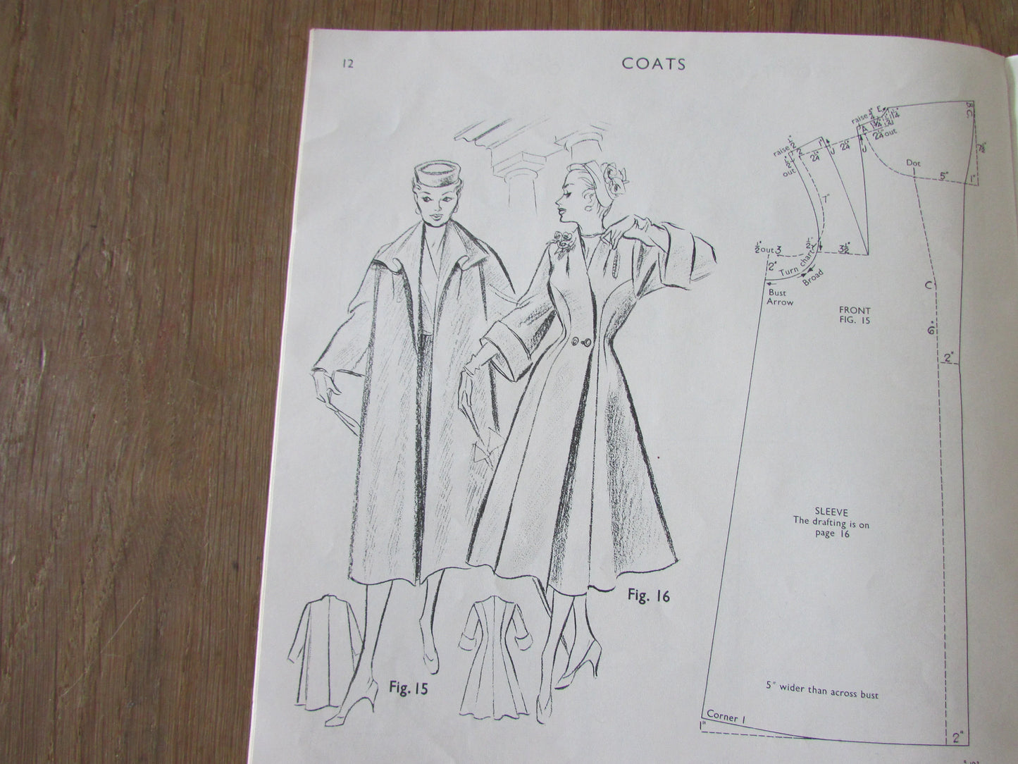 Mid-century The Haslam System of Dresscutting Illustrated Book of Draftings No.03: Specially Designed for Fuller Figures