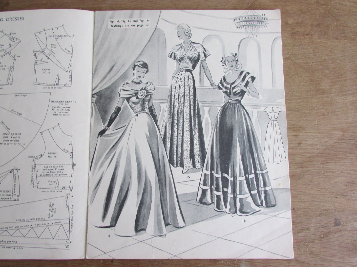 Mid-century The Haslam System of Dresscutting Illustrated Book of Draftings No.27: Autumn & Winter