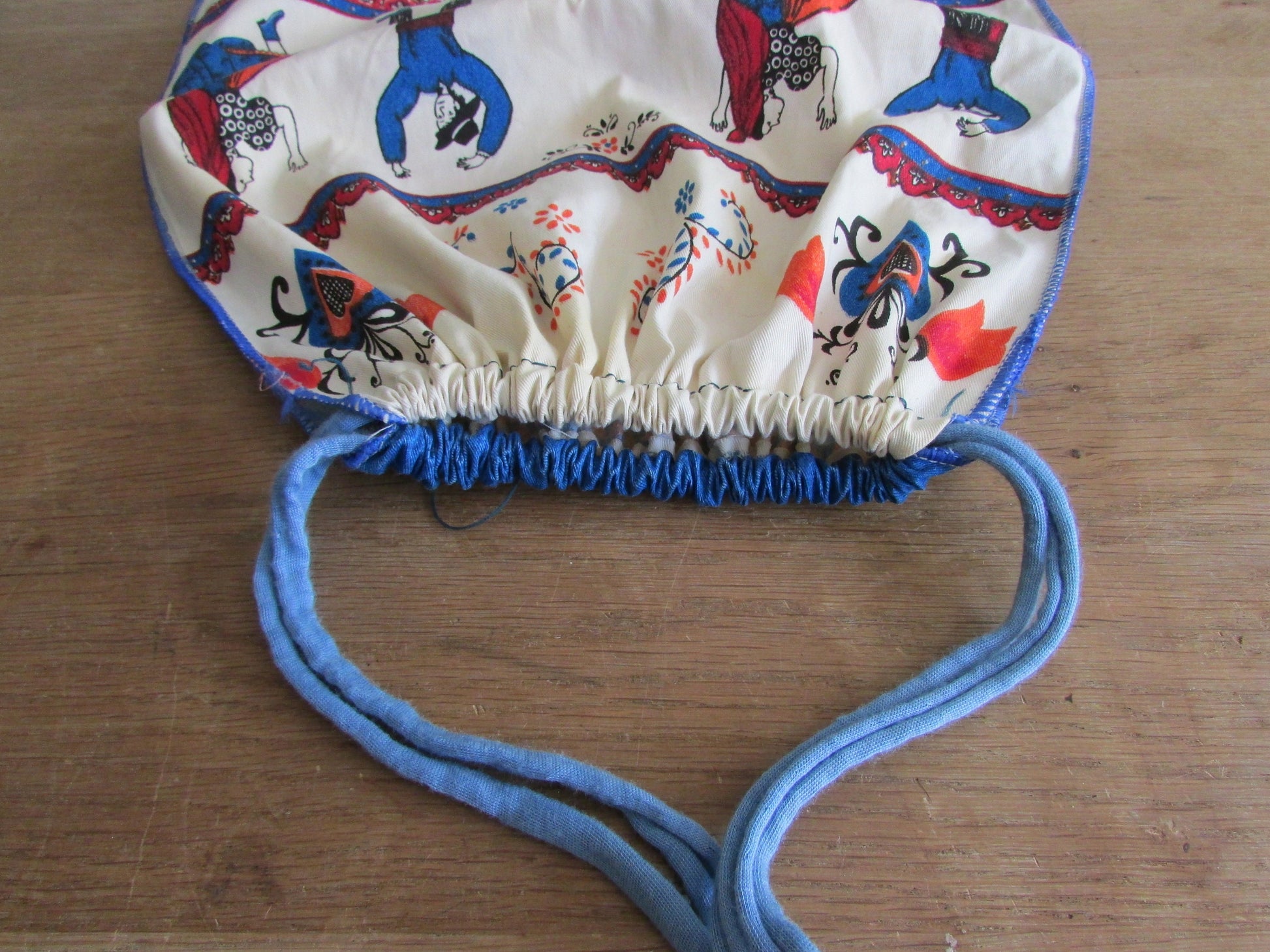 Vintage Portugal souvenir drawstring bag