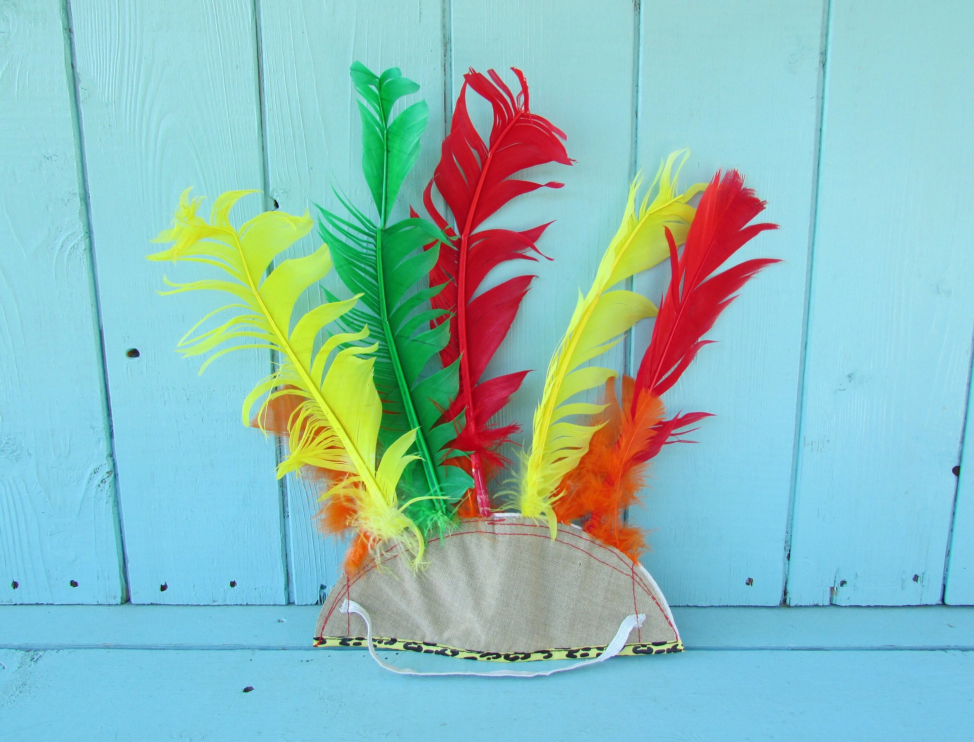 Vintage child's fancy dress Native American chief headdress